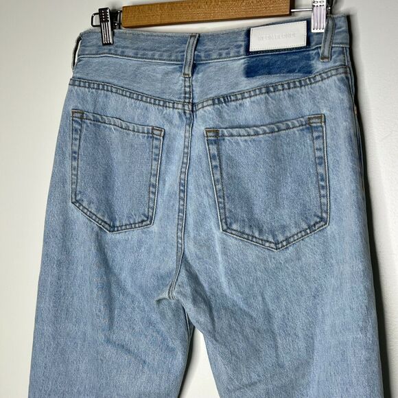 Neon Blonde Siren Mum Fit Button Fly Light Wash Size 25 - Picture 8 of 10